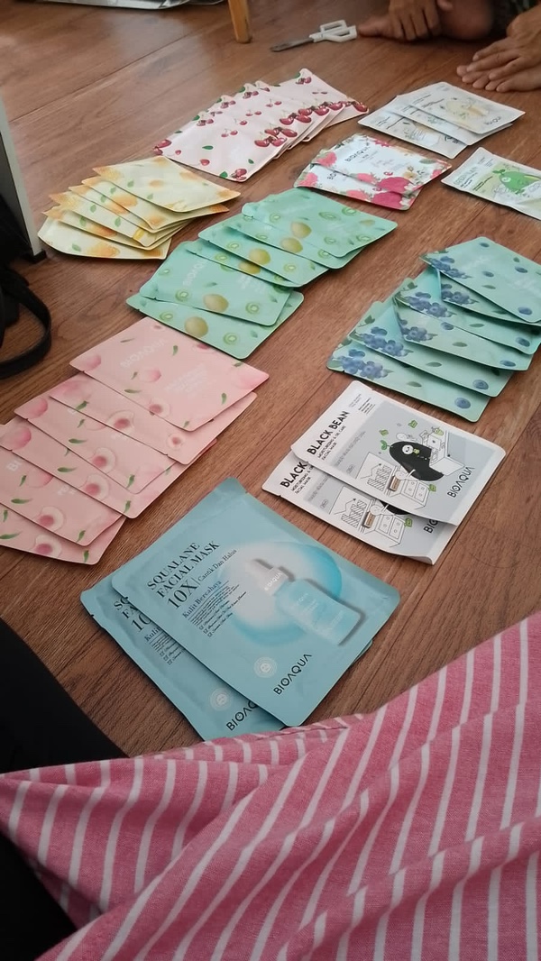 Sheet Mask Bioaqua Seed Fruid Flowers