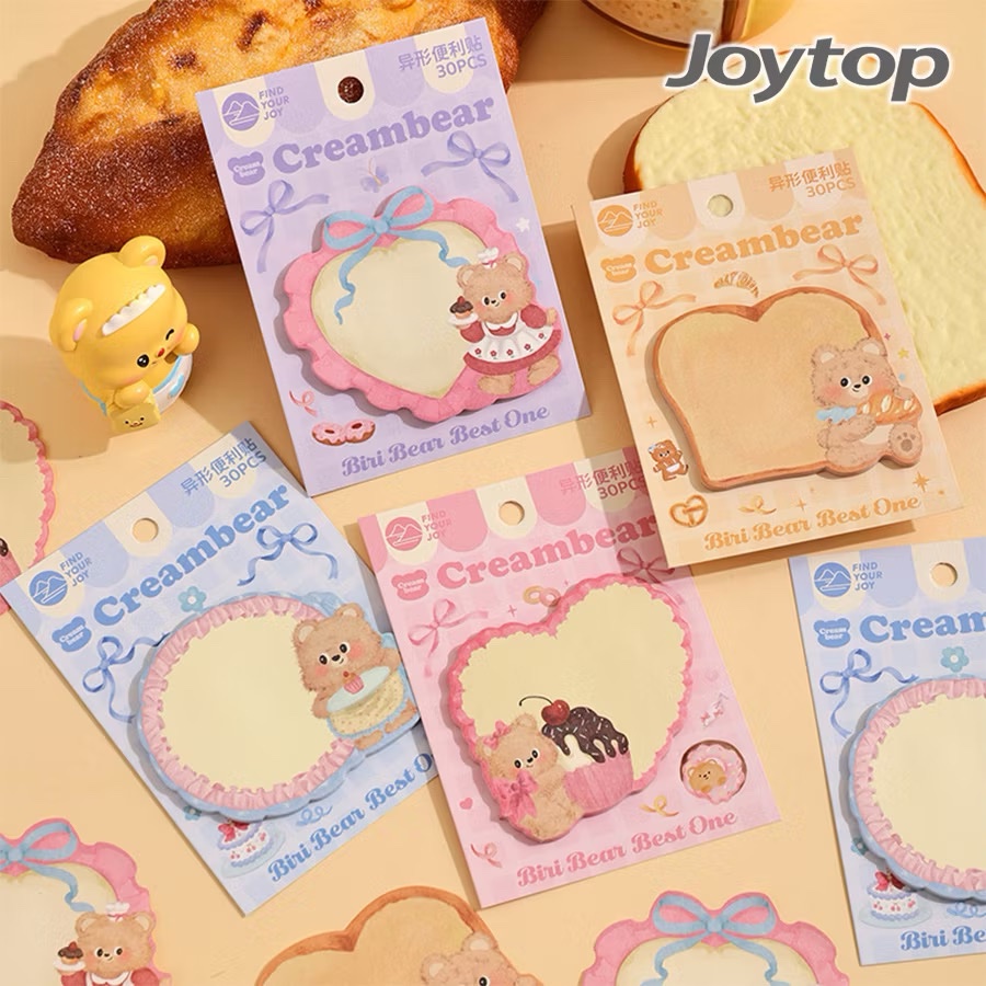 Sticky Note Cream Bear