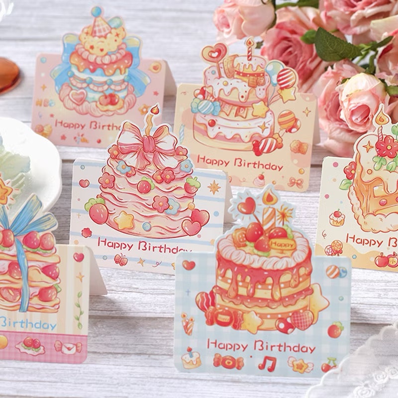Kartu Ucapan Cake Lipat