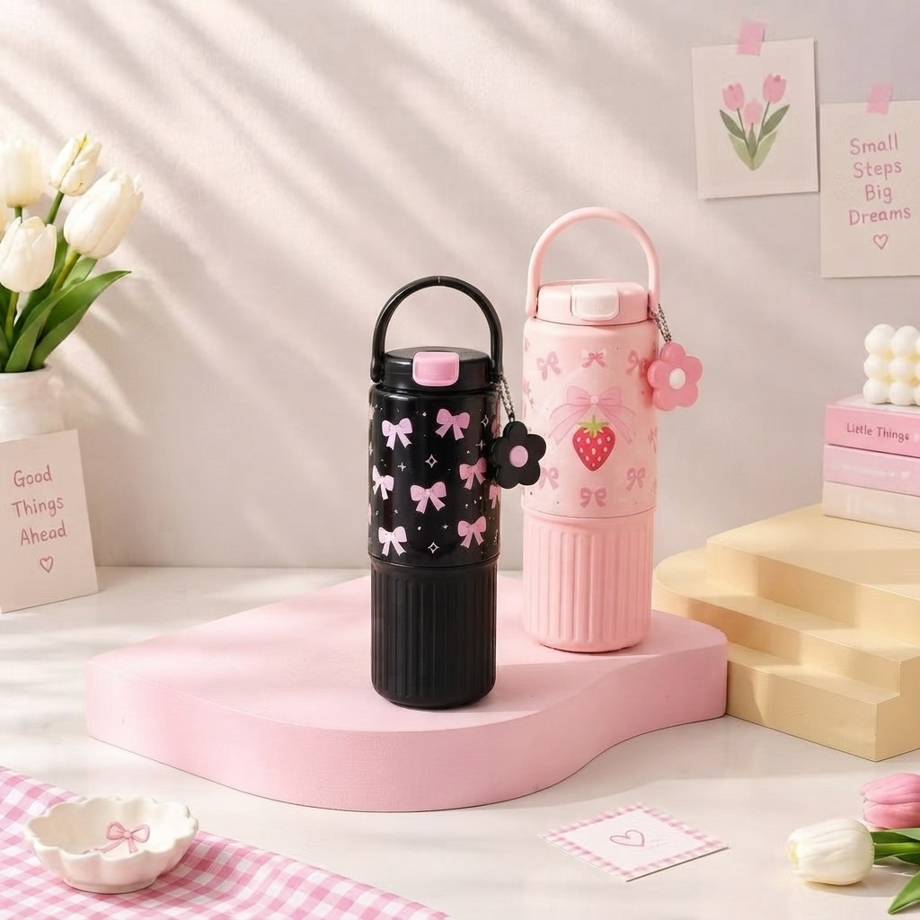Tumbler Cute Dekoratif