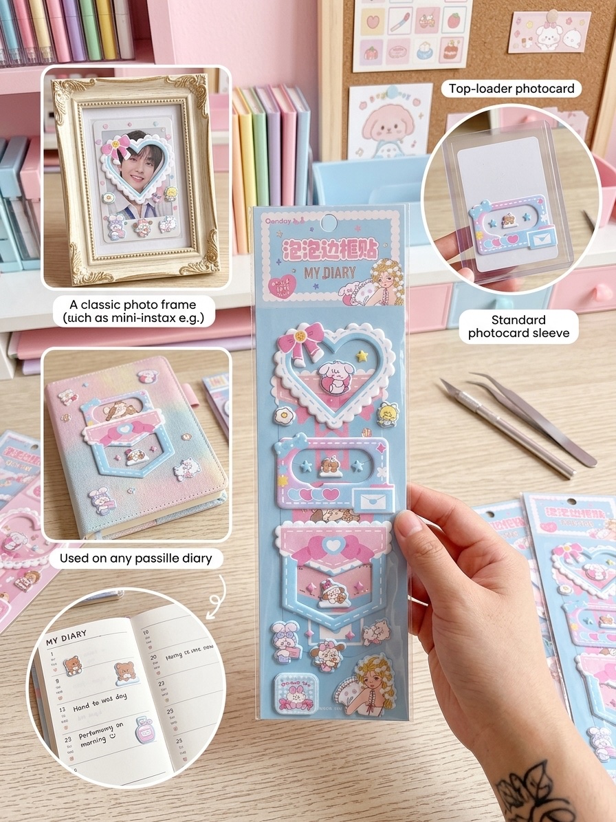 Sticker Puffy Frame